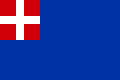 Flag of the Kingdom of Sardinia used in the late 18th (1783-1802)