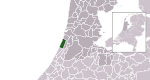 Carte de localisation de Zandvoort