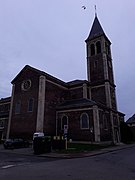 L'église Notre-Dame-des-Grèves en mars 2022.