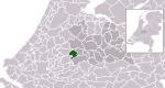 Carte de localisation d'Oudewater