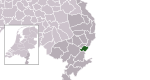 Carte de localisation de Beesel