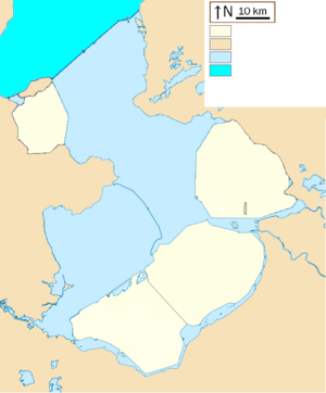 Carte du Zuiderzee