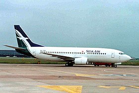 Un Boeing 737-300 de SilkAir, similaire à celui impliqué dans l'accident