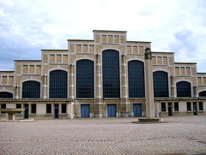 La halle Tony-Garnier, patrimoine classé du XXe siècle.
