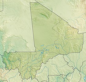Voir sur la carte topographique du Mali
