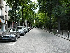 La rue de Šipka /Chipka/, côtoyant la Doktorska gradina /Jardin aux Médecins/.
