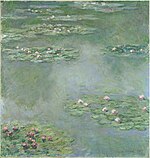 "Water-lilies" (1907) by Claude Monet - Pola Museum of Art, Hakone (Japan)