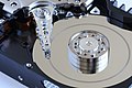 Image 10A head crash on a modern hard disk drive