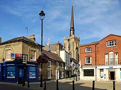 Stowmarket, the district's largest town