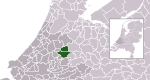 Carte de localisation de Bodegraven-Reeuwijk