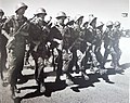 Parade militaire des soldats de l'Armée populaire de libération sahraouie