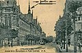 Hôtel des Postes, façade avenue de la Marseillaise vers 1920.