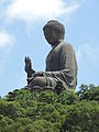 La statue du Grand Bouddha sur l'île de Lantau.