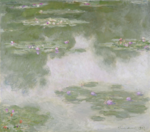"Nymphéas" aka Water Lilies (1907) de Claude Monet - Wadsworth Atheneum Museum of Art (W 1696)