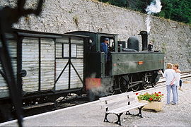 Locomotive à vapeur ex-Réseau Breton.