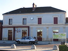 La gare de Montbard.