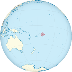Location of امریکی سمووا