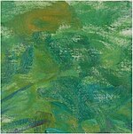 "Nymphéas (Fragment)" (date inconnue) de Claude Monet