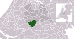 Carte de localisation de Vijfheerenlanden