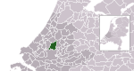 Carte de localisation de Lansingerland
