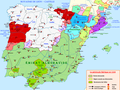 Le royaume de León-Castille et la sécession du Portugal.