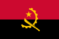 Drapeau de l'Angola en 1975.