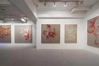 Exposition de l'artiste Guillaume Bottazzi à Tokyo en 2013 à la galerie Itsutsuji.