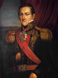 Juan Manuel de Rosas vers 1850.