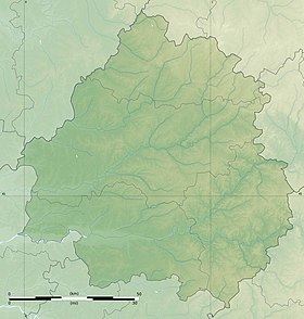 Voir sur la carte topographique de la Dordogne