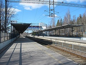 La gare de Kannelmäki.