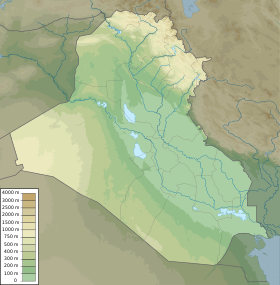 Voir sur la carte topographique d'Irak