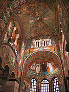 Chapelle absidiale de la basilique Saint-Vital de Ravenne.