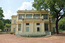 Le bâtiment Griha à Santiniketan, une université dont le campus historique est classé au patrimoine mondial.