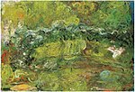 "Le Pont japonais" (1918-1924) de Claude Monet (W 1917)