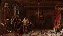 L'Assassinat du duc de Guise, par Paul Delaroche (1834), musée Condé.