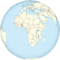 Lokasi Togo