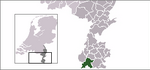 Carte de localisation d'Eijsden-Margraten