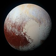 Фотография Плутона, сделанная зондом NASA «Новые горизонты» («Изображение года — 2015»)