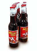 Bouteilles de Meuh Cola de 27,5 cl.