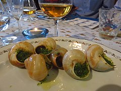 Escargots de Bourgogne et Meursault
