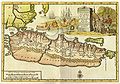 Carte néerlandaise au début du XVIIIe siècle ne montrant que le Pasisir
