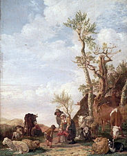 Famille de paysans et leurs bêtes (1646), Alte Pinakothek, Munich.