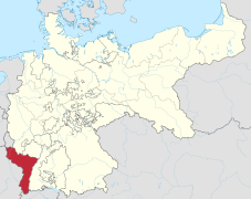 L'Alsace-Lorraine dans l'Empire allemand.