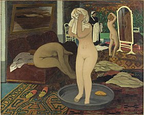 Félix Vallotton, Femmes à leur toilette (1897), Paris, musée d'Orsay.