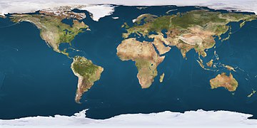 Situation sur une carte du monde