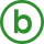 Logo de la ligne B du métro de Rennes