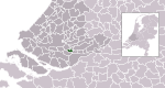 Carte de localisation de Hendrik-Ido-Ambacht