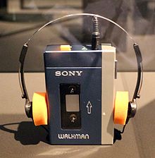 Sony Walkman : le premier baladeur, en 1979, avec une fiche jack.