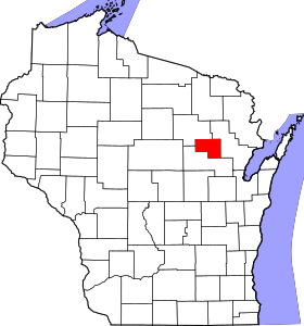 Localisation de Comté de Menominee(Menominee County)