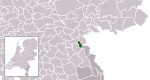 Carte de localisation de Mook en Middelaar